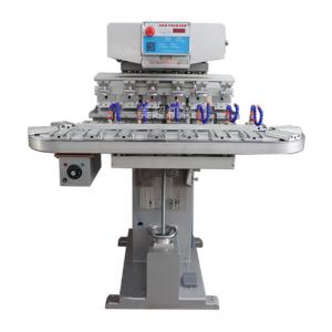 Meichao six colors 18 stations automatic rotary pad printing machine 